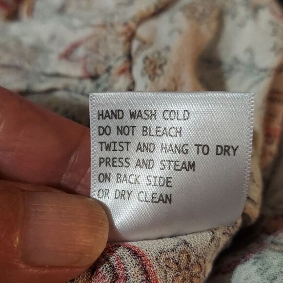 [NWT] Cynthia Rowley Flower Print Ruffle Blouse Size S - Picture 8 of 9